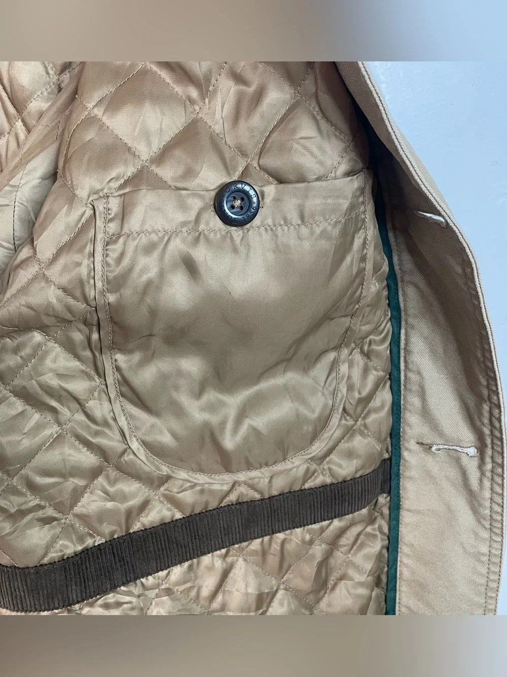 Orvis Classic Collection Canvas Barn Chore Jacket Tan- Size Large